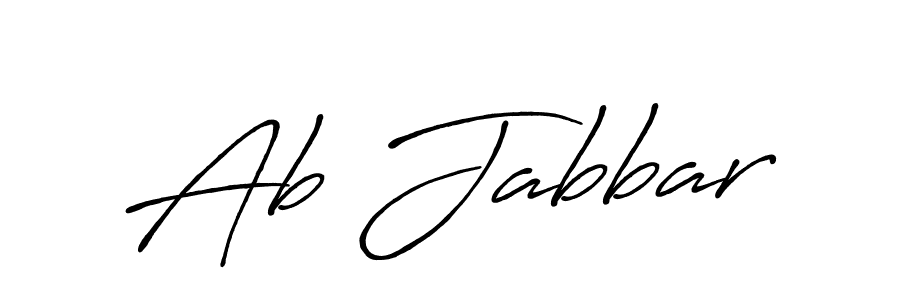 Similarly Antro_Vectra_Bolder is the best handwritten signature design. Signature creator online .You can use it as an online autograph creator for name Ab Jabbar. Ab Jabbar signature style 7 images and pictures png