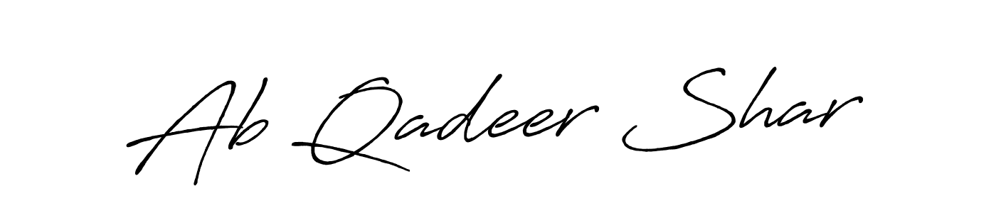 Make a beautiful signature design for name Ab Qadeer Shar. Use this online signature maker to create a handwritten signature for free. Ab Qadeer Shar signature style 7 images and pictures png