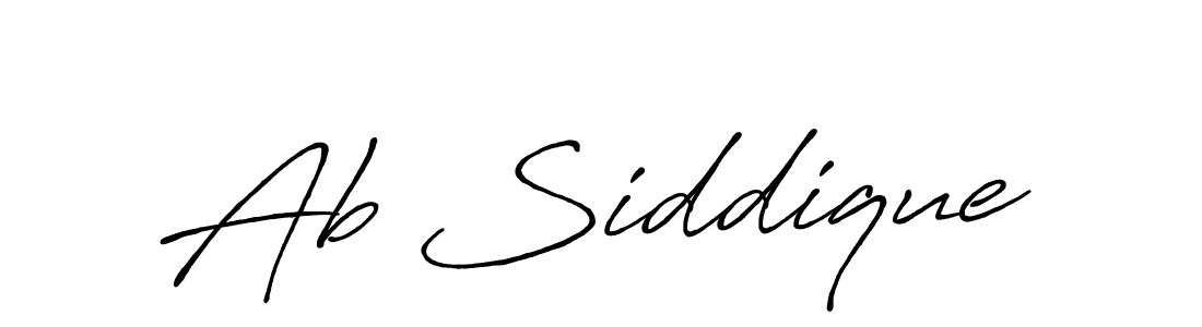 How to make Ab Siddique signature? Antro_Vectra_Bolder is a professional autograph style. Create handwritten signature for Ab Siddique name. Ab Siddique signature style 7 images and pictures png