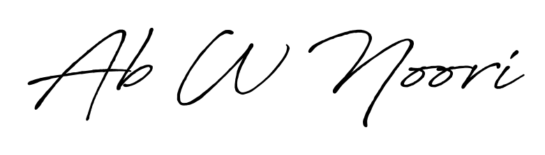 Check out images of Autograph of Ab W Noori name. Actor Ab W Noori Signature Style. Antro_Vectra_Bolder is a professional sign style online. Ab W Noori signature style 7 images and pictures png