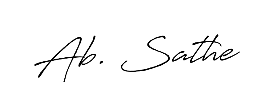 Also You can easily find your signature by using the search form. We will create Ab. Sathe name handwritten signature images for you free of cost using Antro_Vectra_Bolder sign style. Ab. Sathe signature style 7 images and pictures png