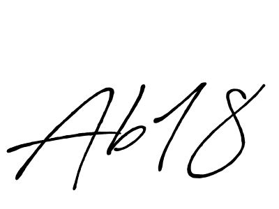 Here are the top 10 professional signature styles for the name Ab18. These are the best autograph styles you can use for your name. Ab18 signature style 7 images and pictures png