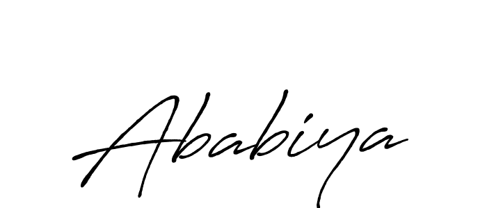 if you are searching for the best signature style for your name Ababiya. so please give up your signature search. here we have designed multiple signature styles  using Antro_Vectra_Bolder. Ababiya signature style 7 images and pictures png