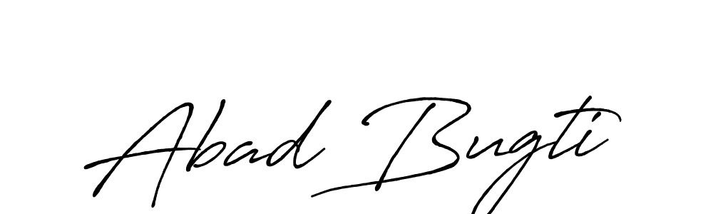 Abad Bugti stylish signature style. Best Handwritten Sign (Antro_Vectra_Bolder) for my name. Handwritten Signature Collection Ideas for my name Abad Bugti. Abad Bugti signature style 7 images and pictures png