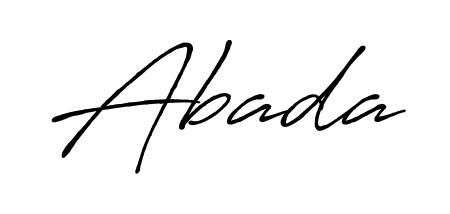 The Antro_Vectra_Bolder signature style provides a bold statement for name Abada. Designed for business owners, executives, and leaders. Abada signature style 7 images and pictures png