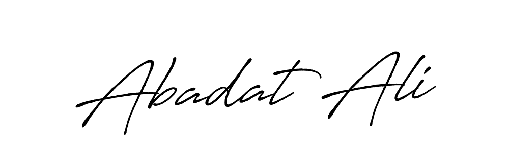Also we have Abadat Ali name is the best signature style. Create professional handwritten signature collection using Antro_Vectra_Bolder autograph style. Abadat Ali signature style 7 images and pictures png