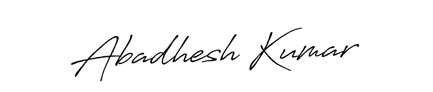 Abadhesh Kumar stylish signature style. Best Handwritten Sign (Antro_Vectra_Bolder) for my name. Handwritten Signature Collection Ideas for my name Abadhesh Kumar. Abadhesh Kumar signature style 7 images and pictures png