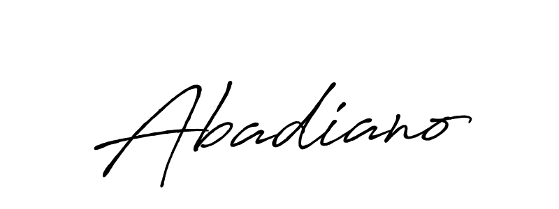The best way (Antro_Vectra_Bolder) to make a short signature is to pick only two or three words in your name. The name Abadiano include a total of six letters. For converting this name. Abadiano signature style 7 images and pictures png