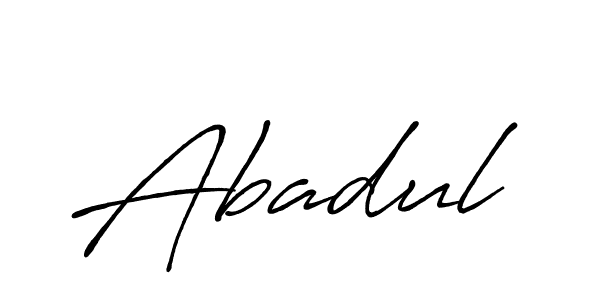Make a beautiful signature design for name Abadul. With this signature (Antro_Vectra_Bolder) style, you can create a handwritten signature for free. Abadul signature style 7 images and pictures png