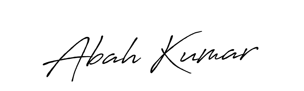 It looks lik you need a new signature style for name Abah Kumar. Design unique handwritten (Antro_Vectra_Bolder) signature with our free signature maker in just a few clicks. Abah Kumar signature style 7 images and pictures png