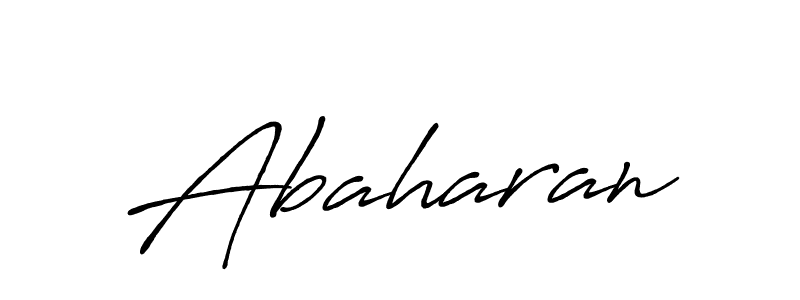 How to make Abaharan name signature. Use Antro_Vectra_Bolder style for creating short signs online. This is the latest handwritten sign. Abaharan signature style 7 images and pictures png