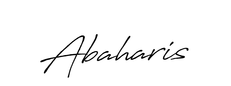 It looks lik you need a new signature style for name Abaharis. Design unique handwritten (Antro_Vectra_Bolder) signature with our free signature maker in just a few clicks. Abaharis signature style 7 images and pictures png