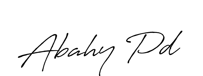 Make a beautiful signature design for name Abahy Pd. Use this online signature maker to create a handwritten signature for free. Abahy Pd signature style 7 images and pictures png