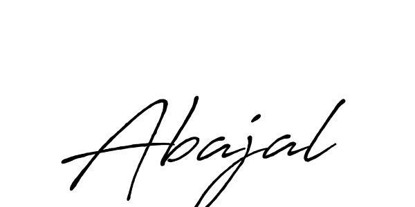 Also we have Abajal name is the best signature style. Create professional handwritten signature collection using Antro_Vectra_Bolder autograph style. Abajal signature style 7 images and pictures png