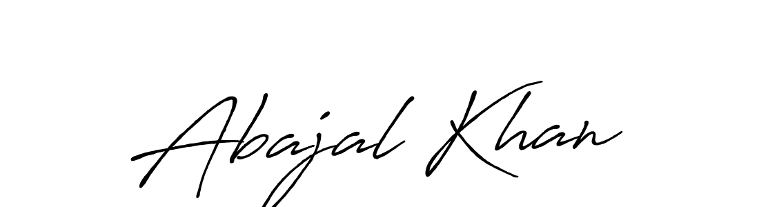 The best way (Antro_Vectra_Bolder) to make a short signature is to pick only two or three words in your name. The name Abajal Khan include a total of six letters. For converting this name. Abajal Khan signature style 7 images and pictures png