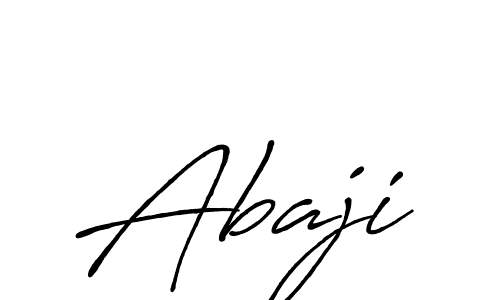 Abaji stylish signature style. Best Handwritten Sign (Antro_Vectra_Bolder) for my name. Handwritten Signature Collection Ideas for my name Abaji. Abaji signature style 7 images and pictures png