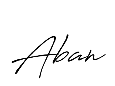 Create a beautiful signature design for name Aban. With this signature (Antro_Vectra_Bolder) fonts, you can make a handwritten signature for free. Aban signature style 7 images and pictures png