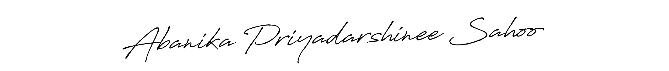 How to make Abanika Priyadarshinee Sahoo signature? Antro_Vectra_Bolder is a professional autograph style. Create handwritten signature for Abanika Priyadarshinee Sahoo name. Abanika Priyadarshinee Sahoo signature style 7 images and pictures png