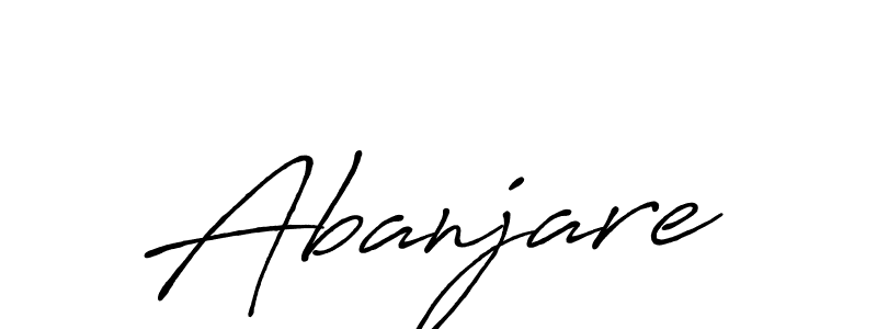 Here are the top 10 professional signature styles for the name Abanjare. These are the best autograph styles you can use for your name. Abanjare signature style 7 images and pictures png