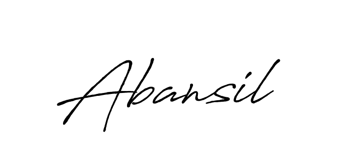 Best and Professional Signature Style for Abansil. Antro_Vectra_Bolder Best Signature Style Collection. Abansil signature style 7 images and pictures png