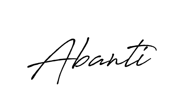 Once you've used our free online signature maker to create your best signature Antro_Vectra_Bolder style, it's time to enjoy all of the benefits that Abanti name signing documents. Abanti signature style 7 images and pictures png