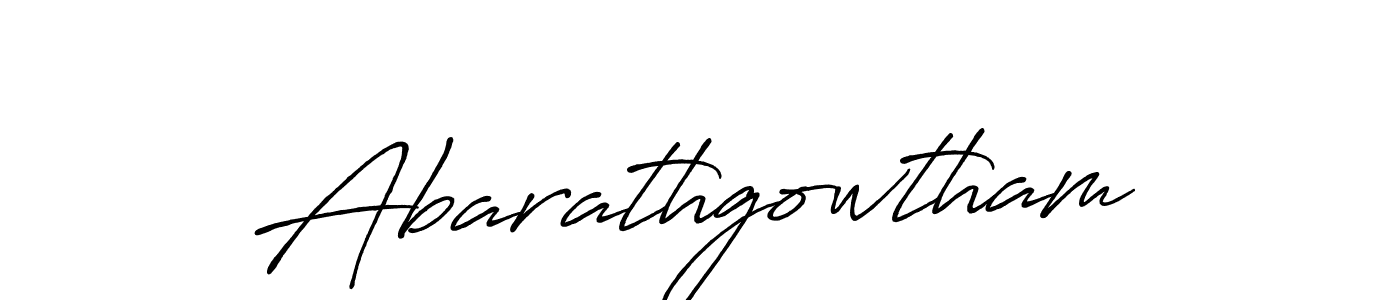 Also we have Abarathgowtham name is the best signature style. Create professional handwritten signature collection using Antro_Vectra_Bolder autograph style. Abarathgowtham signature style 7 images and pictures png