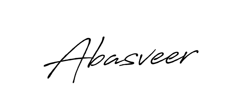 Make a beautiful signature design for name Abasveer. With this signature (Antro_Vectra_Bolder) style, you can create a handwritten signature for free. Abasveer signature style 7 images and pictures png