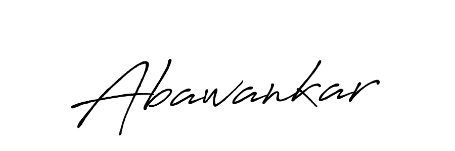 How to make Abawankar name signature. Use Antro_Vectra_Bolder style for creating short signs online. This is the latest handwritten sign. Abawankar signature style 7 images and pictures png