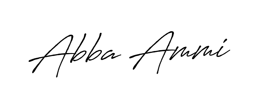 Antro_Vectra_Bolder is a professional signature style that is perfect for those who want to add a touch of class to their signature. It is also a great choice for those who want to make their signature more unique. Get Abba Ammi name to fancy signature for free. Abba Ammi signature style 7 images and pictures png