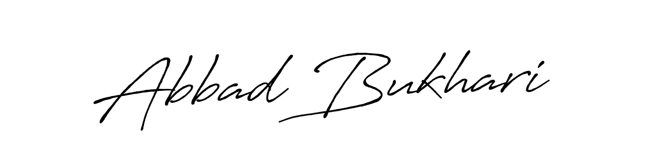 How to make Abbad Bukhari signature? Antro_Vectra_Bolder is a professional autograph style. Create handwritten signature for Abbad Bukhari name. Abbad Bukhari signature style 7 images and pictures png