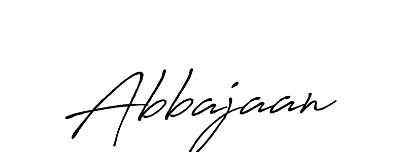 Abbajaan stylish signature style. Best Handwritten Sign (Antro_Vectra_Bolder) for my name. Handwritten Signature Collection Ideas for my name Abbajaan. Abbajaan signature style 7 images and pictures png