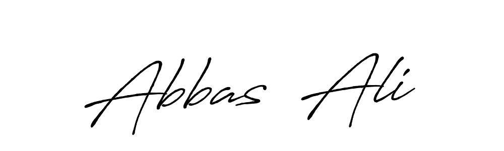 The best way (Antro_Vectra_Bolder) to make a short signature is to pick only two or three words in your name. The name Abbas  Ali include a total of six letters. For converting this name. Abbas  Ali signature style 7 images and pictures png