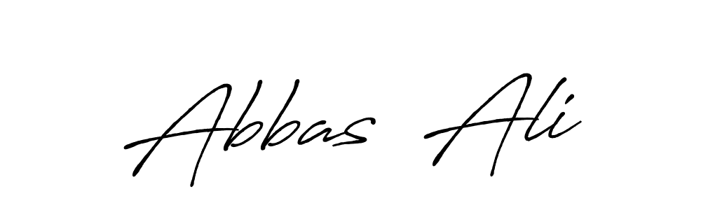 The best way (Antro_Vectra_Bolder) to make a short signature is to pick only two or three words in your name. The name Abbas  Ali include a total of six letters. For converting this name. Abbas  Ali signature style 7 images and pictures png