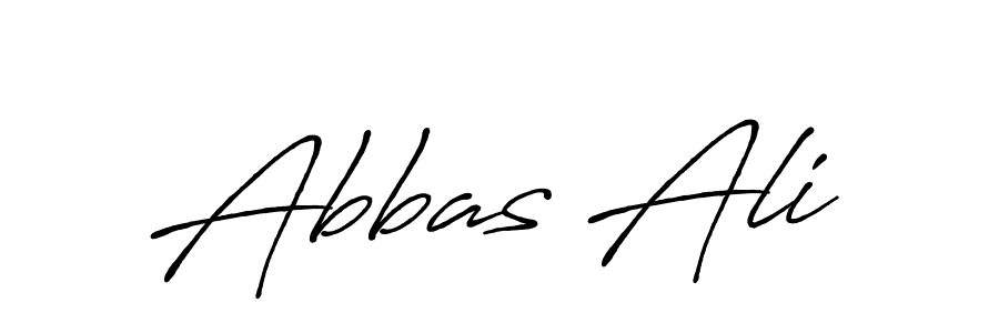 Make a beautiful signature design for name Abbas Ali. With this signature (Antro_Vectra_Bolder) style, you can create a handwritten signature for free. Abbas Ali signature style 7 images and pictures png