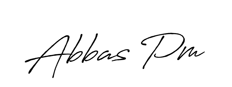 Similarly Antro_Vectra_Bolder is the best handwritten signature design. Signature creator online .You can use it as an online autograph creator for name Abbas Pm. Abbas Pm signature style 7 images and pictures png