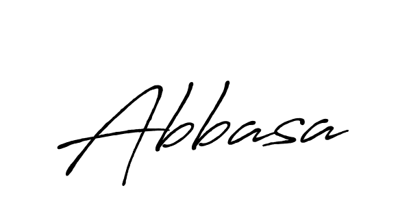 Make a beautiful signature design for name Abbasa. With this signature (Antro_Vectra_Bolder) style, you can create a handwritten signature for free. Abbasa signature style 7 images and pictures png