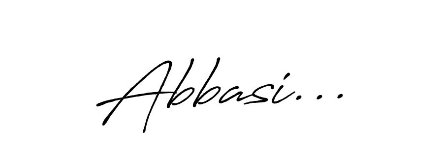 The best way (Antro_Vectra_Bolder) to make a short signature is to pick only two or three words in your name. The name Abbasi... include a total of six letters. For converting this name. Abbasi... signature style 7 images and pictures png