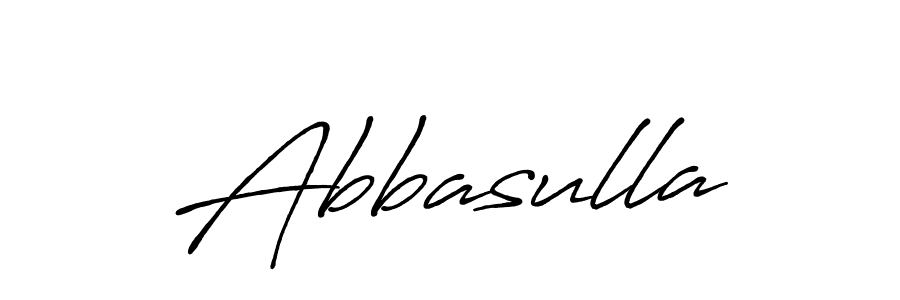 How to make Abbasulla name signature. Use Antro_Vectra_Bolder style for creating short signs online. This is the latest handwritten sign. Abbasulla signature style 7 images and pictures png