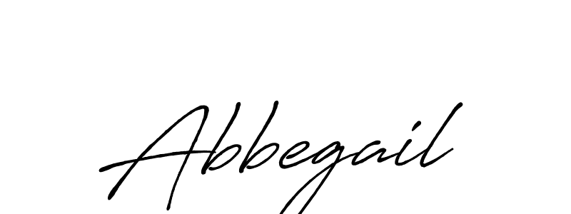 Make a beautiful signature design for name Abbegail. With this signature (Antro_Vectra_Bolder) style, you can create a handwritten signature for free. Abbegail signature style 7 images and pictures png