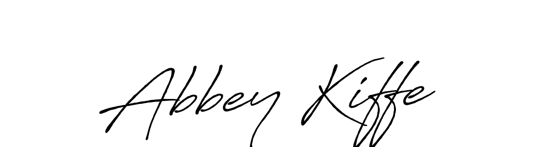 if you are searching for the best signature style for your name Abbey Kiffe. so please give up your signature search. here we have designed multiple signature styles  using Antro_Vectra_Bolder. Abbey Kiffe signature style 7 images and pictures png