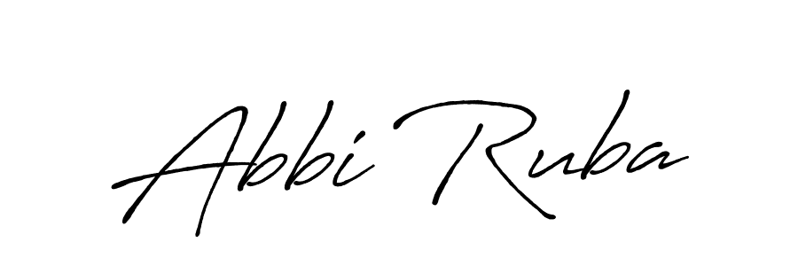It looks lik you need a new signature style for name Abbi Ruba. Design unique handwritten (Antro_Vectra_Bolder) signature with our free signature maker in just a few clicks. Abbi Ruba signature style 7 images and pictures png