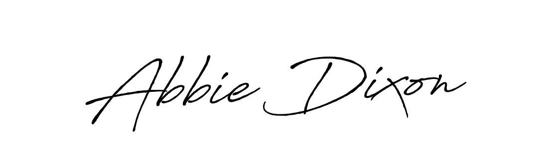 Antro_Vectra_Bolder is a professional signature style that is perfect for those who want to add a touch of class to their signature. It is also a great choice for those who want to make their signature more unique. Get Abbie Dixon name to fancy signature for free. Abbie Dixon signature style 7 images and pictures png