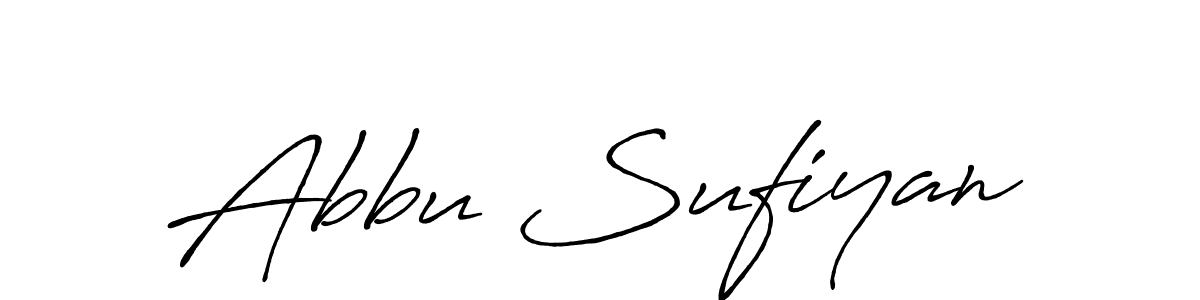Also You can easily find your signature by using the search form. We will create Abbu Sufiyan name handwritten signature images for you free of cost using Antro_Vectra_Bolder sign style. Abbu Sufiyan signature style 7 images and pictures png