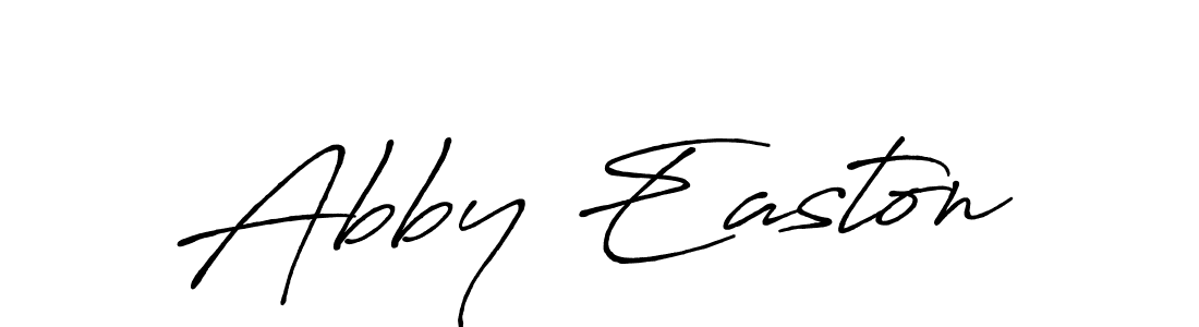 Create a beautiful signature design for name Abby Easton. With this signature (Antro_Vectra_Bolder) fonts, you can make a handwritten signature for free. Abby Easton signature style 7 images and pictures png