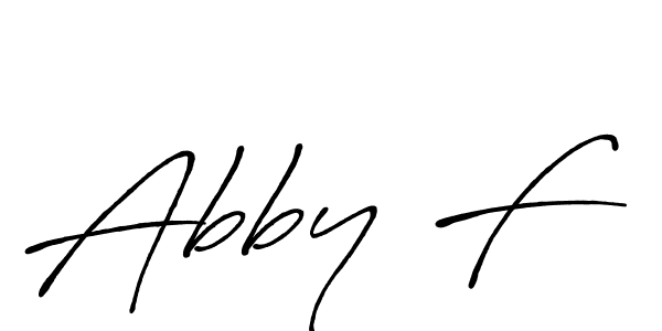 Make a short Abby F signature style. Manage your documents anywhere anytime using Antro_Vectra_Bolder. Create and add eSignatures, submit forms, share and send files easily. Abby F signature style 7 images and pictures png