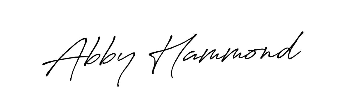Design your own signature with our free online signature maker. With this signature software, you can create a handwritten (Antro_Vectra_Bolder) signature for name Abby Hammond. Abby Hammond signature style 7 images and pictures png