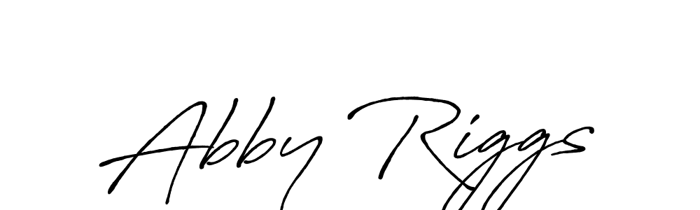 Once you've used our free online signature maker to create your best signature Antro_Vectra_Bolder style, it's time to enjoy all of the benefits that Abby Riggs name signing documents. Abby Riggs signature style 7 images and pictures png