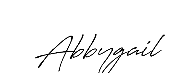 Create a beautiful signature design for name Abbygail. With this signature (Antro_Vectra_Bolder) fonts, you can make a handwritten signature for free. Abbygail signature style 7 images and pictures png