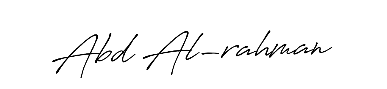 Abd Al-rahman stylish signature style. Best Handwritten Sign (Antro_Vectra_Bolder) for my name. Handwritten Signature Collection Ideas for my name Abd Al-rahman. Abd Al-rahman signature style 7 images and pictures png