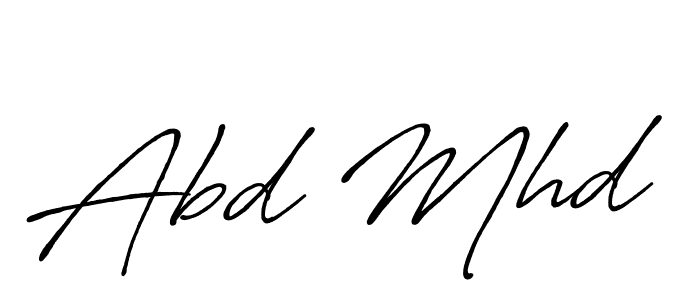 Make a beautiful signature design for name Abd Mhd. Use this online signature maker to create a handwritten signature for free. Abd Mhd signature style 7 images and pictures png